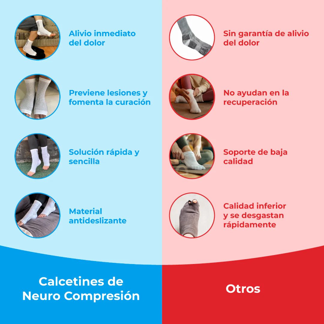 Calcetines de Neuro Compresión - Obtén Alivio - Elixir Guatemala