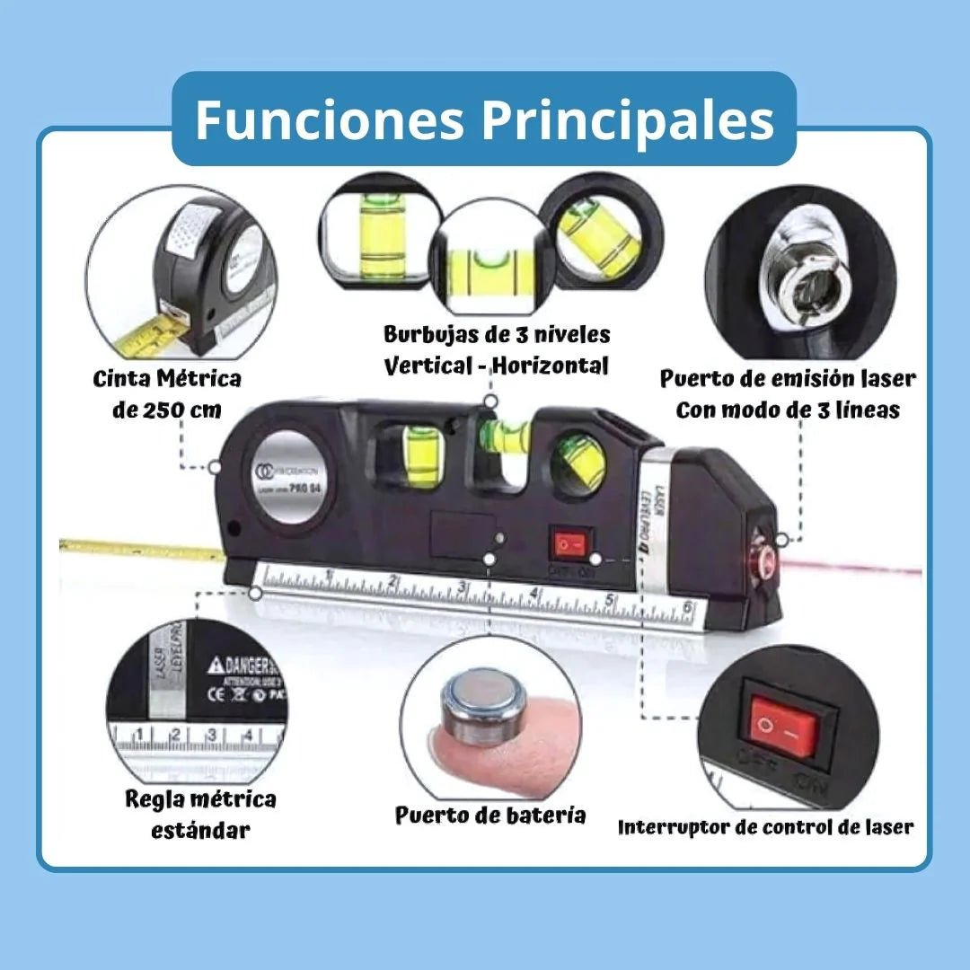 FixIt® | Metro Láser 4 en 1 - Elixir Guatemala