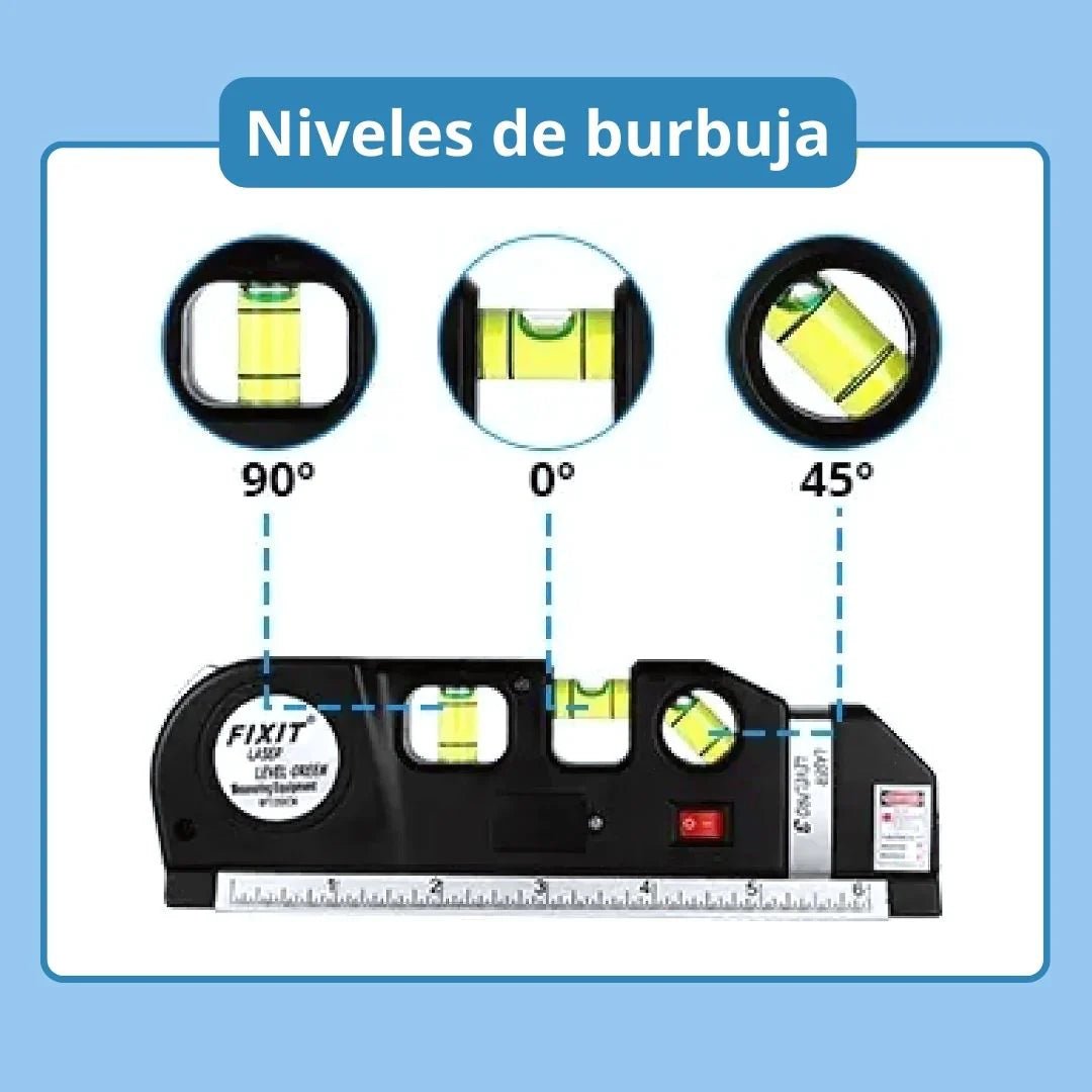 FixIt® | Metro Láser 4 en 1 - Elixir Guatemala