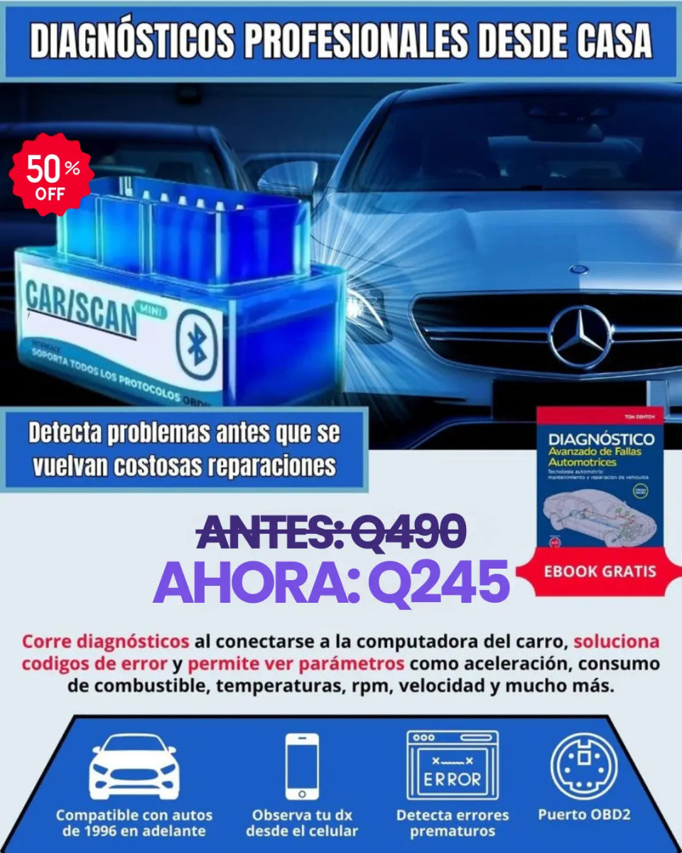 ScanPro | Escáner Profesional Automotriz - Elixir Guatemala